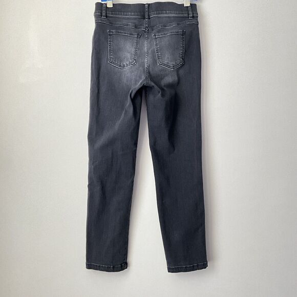 SPANX Jeans Size L Black Washed Pull On Stretch - Picture 5 of 12